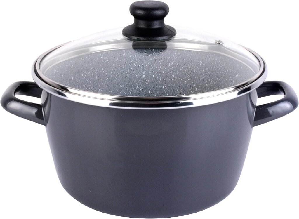 olla acero esmaltado